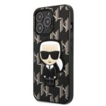 Karl Lagerfeld KLHCP13XPMNIKBK iPhone 13 Pro Max 6,7" hardcase black Monogram Ikonik Patch - imagine 2