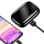 USAMS Bluetooth 5.0 TWS YJ Series Wireless Earphones black BHUYJ01 - imagine 8