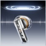 Wireless headphones AWEI TP100 ENC   Bluetooth 5.4 TWS + docking station black - imagine 4