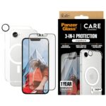 Protective set CARE by PanzerGlass Flagship 3-in-1 Case+Glass+Lens for iPhone 16e