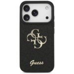 Guess Fixed Glitter Big 4G case for iPhone 17 Pro black - imagine 3