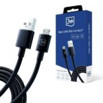 3MK Hyper Cable USB-A - Micro USB1.2m 5V 2,4A Black cable