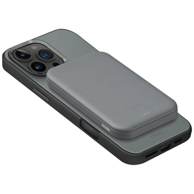 Powerbank UNIQ Lyden Lexa Magnetic       5000mAh PD USB-C MagSafe green - imagine 3