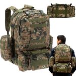 Extralink Military Backpack Tactical 4-in-1 School Travel Survival Bag 50L MIL-668