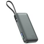 Powerbank 4smarts Enterprise 20000mAh 165W with integrated USB-C cable gray