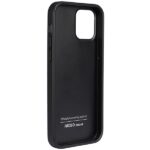 Audi Synthetic Leather iPhone 12 / 12 Pro 6.1" black hardcase AU-TPUPCIP12P-TT/D1-BK - imagine 5