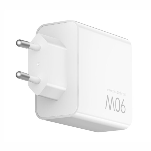 Xiaomi 90W HyperCharge Power Adapter 3-Port EU | Charger | GaN, 2x USB Type-C, 1x USB-A - imagine 3