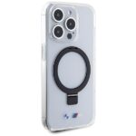 Case BMW BMHMP15XURST iPhone 15 Pro Max 6.7" clear hardcase Ring Stand M Collection MagSafe - imagine 4