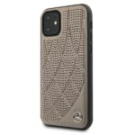 Mercedes MEHCN61DIQBR iPhone 11 6,1" / Xr brown hardcase Bow Line - imagine 2