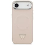 Guess Triangle Logo MagSafe Case for iPhone Air Pink - imagine 3