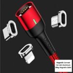 USAMS U28 Magnetic Adapter Lightning bulk silver SJ325LNTA - imagine 2