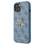 Guess GUHCP13S4GMGBL iPhone 13 mini 5,4" blue hardcase 4G Big Metal Logo - imagine 2