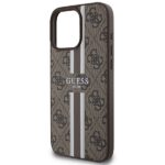 Guess GUHMP16XP4RPSW iPhone 16 Pro Max 6.9" brown hardcase 4G Printed Stripes MagSafe - imagine 6