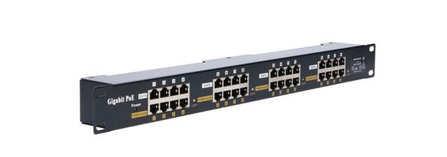 Extralink 16 Port | Gigabit PoE Injector | 16x 1000Mb/s RJ45, Rackmount - imagine 6