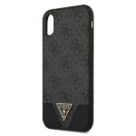 Guess GUHCI61PU4GHBK iPhone Xr grey hardcase 4G Triangle Collection - imagine 6