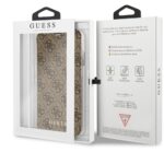 Guess GUFLBKI65GF4GBR iPhone Xs Max brown book 4G Charms Collection - imagine 6