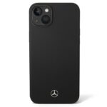 Mercedes MEHCP14SSILBK iPhone 14 / 15 / 13 6.1" Black Hardcase Silicone Line - imagine 2