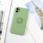 Beline Etui Silicone Ring iPhone 12 minigreen apple