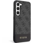 Guess GUHCS24MG4GLGR S24+ S926 black hardcase 4G Stripe Collection - imagine 3