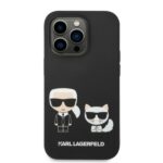 Karl Lagerfeld KLHMP14LSSKCK iPhone 14 Pro 6,1" hardcase black Liquid Silicone Karl & Choupett - imagine 3