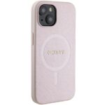 Guess GUHMP15MPSAHMCP iPhone 15 Plus / 14 Plus 6.7" pink hardcase Saffiano MagSafe - imagine 4