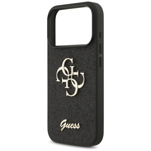 Guess Fixed Glitter Big 4G case for iPhone 17 Pro black - imagine 6