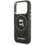 Case Karl Lagerfeld IML Karl Head Logo   MagSafe for iPhone 17 Pro black - imagine 6