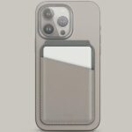 UNIQ Lyden DS magnetic wallet RFIDi phone stand beige-green/ivory-lichen green - imagine 2