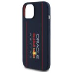 Red Bull RBHMP15S24SIOLRV iPhone 15 6.1" hardcase navy Silicone Vertical Logo MagSafe - imagine 6