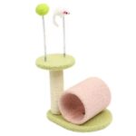 Cat Scratching Post for Kittens Extralink Pets, Tunnel Bed Scratching Pole Toy pet-769