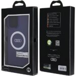 Audi IML Big Logo MagSafe Case iPhone 13 Pro Max 6.7" navy blue hardcase AU-IMLMIP13PM-Q5/D - imagine 6