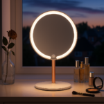 Extralink | Makeup mirror | white illuminated round - imagine 5