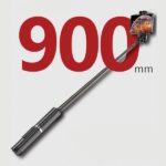 USAMS Selfie Stick Phantom Bluetoothtripod czarny/black ZB6401 (US-ZB064) - imagine 5