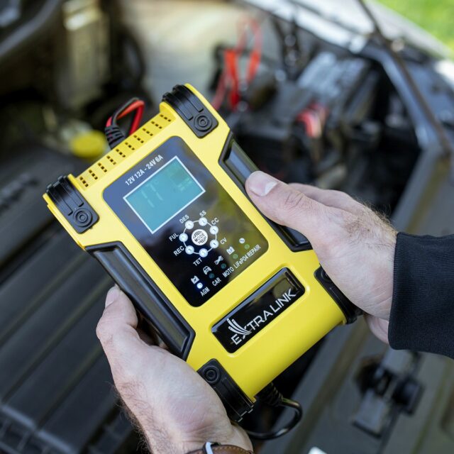 Extralink Shango Smart Battery Charger | Rectifier | 100 - 240VAC, 12V 12A, 24V 6A - imagine 6