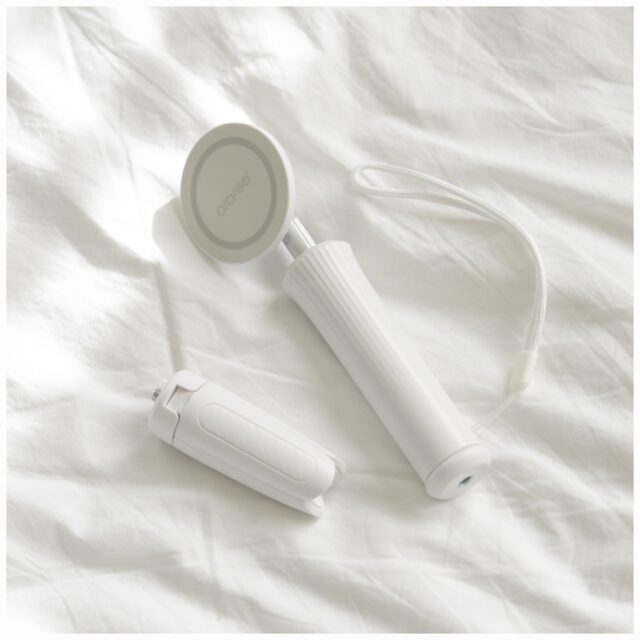 Selfie Stick Araree Magfie Pod Lite Tripod MagSafe white - imagine 3