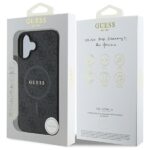 Guess GUHMP16SG4GFRK iPhone 16 6.1" black hardcase 4G Ring Classic Logo MagSafe - imagine 8