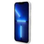 Guess GUHMP14MHTRMS iPhone 14 Plus / 15 Plus 6.7" silver hard case Metal Outline Magsafe - imagine 5