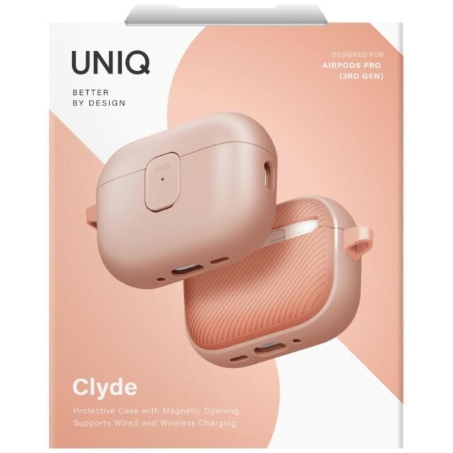 Case UNIQ Clyde for AirPods Pro 3 gen pink - imagine 6