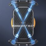 AWEI X29 bike mount 4.7"-6.7" for frame black - imagine 4