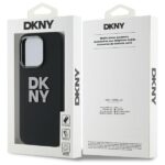 DKNY DKHCP16LSMCBSK iPhone 16 Pro 6.3" black hardcase Liquid Silicone Metal Logo - imagine 8