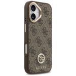 Case Guess 4G Strass Logo MagSafe for iPhone 17 brown - imagine 4