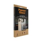 PanzerGlass ClearCase iPhone 13 Pro Max6.7" black Antibacterial Military grade SilverBullet 0320 - imagine 4
