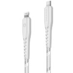 ENERGEA Nyloflex USB-C - Lightning Cable C94 MFI 1.5m white - imagine 2