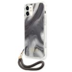 Guess GUHCP12SKSMAGR iPhone 12 mini 5,4" grey hardcase Marble Collection - imagine 2