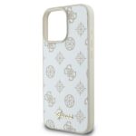 Guess GUHMP16LPGPYSH iPhone 16 Pro 6.3" white hardcase Peony Script Logo MagSafe - imagine 6