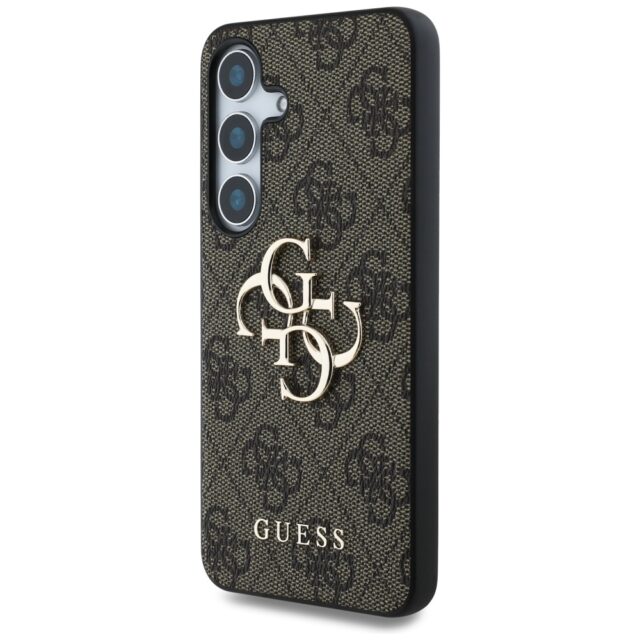 Case Guess Big 4G Logo Classic Logo to Samsung Galaxy S25 brown - imagine 2