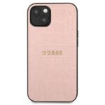 Guess GUHCP13MPCRBPI iPhone 13/ 14 / 15 6,1"pink Croco Strap Collection - imagine 3