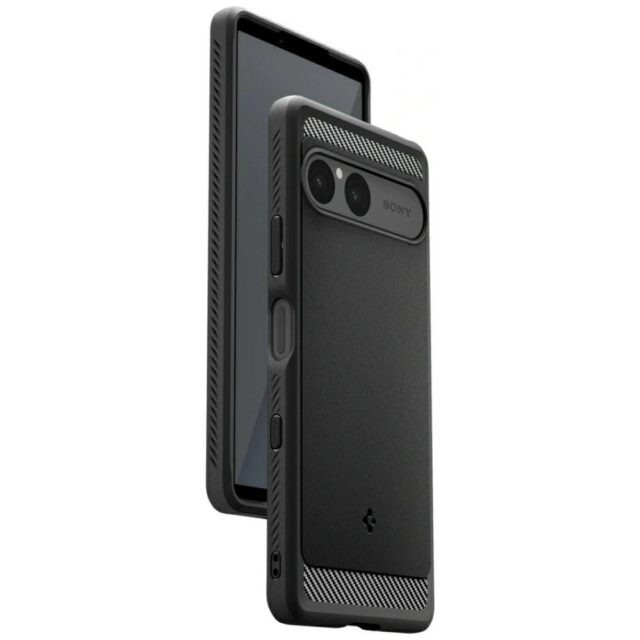 Spigen Rugged Armor Case for Sony Xperia 10 VII black - imagine 8