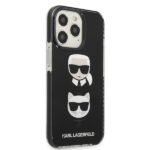 Karl Lagerfeld KLHCP13XTPE2TK iPhone 13 Pro Max 6,7" hardcase black Karl&Choupette Head - imagine 4