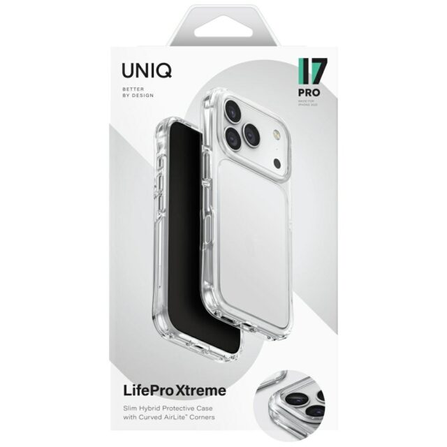 UNIQ Lifepro Xtreme Case for iPhone 17 Pro Transparent - imagine 6